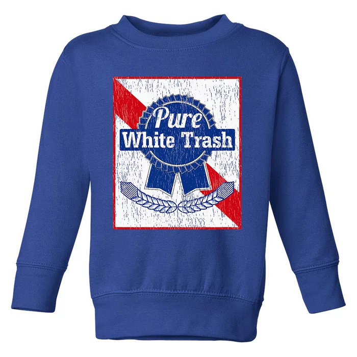 Funny Redneck Pure White Trash Toddler Sweatshirt