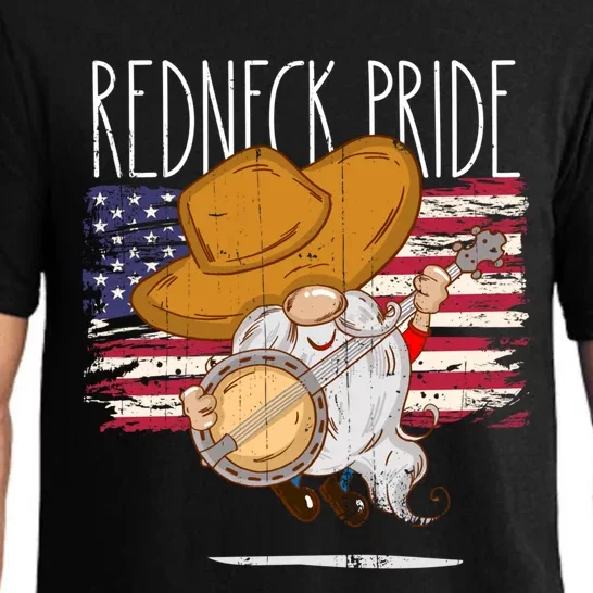 Funny Redneck Pride Gnome 4th Of July Great Gift Pajama Set