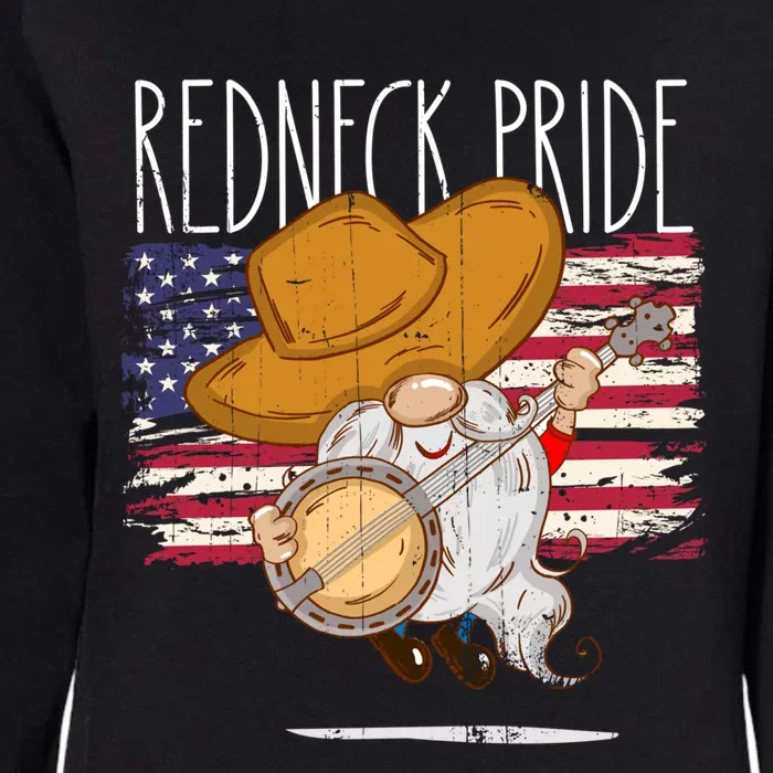 Funny Redneck Pride Gnome 4th Of July Great Gift Womens California Wash Sweatshirt