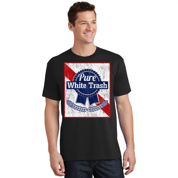 Funny Redneck Pure White Trash T-Shirt