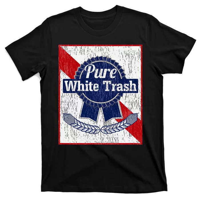 Funny Redneck Pure White Trash T-Shirt