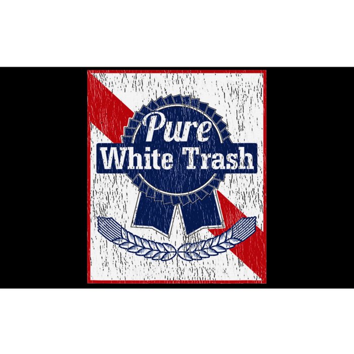 Funny Redneck Pure White Trash Bumper Sticker