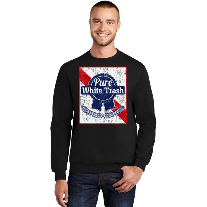 Funny Redneck Pure White Trash Tall Sweatshirt