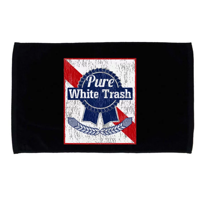 Funny Redneck Pure White Trash Microfiber Hand Towel