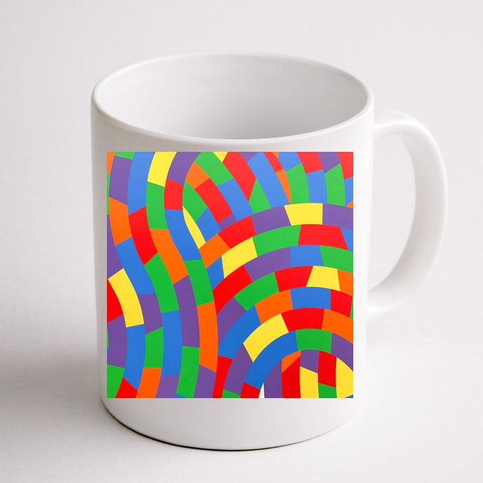 Fun Rise Pattern Front & Back Coffee Mug