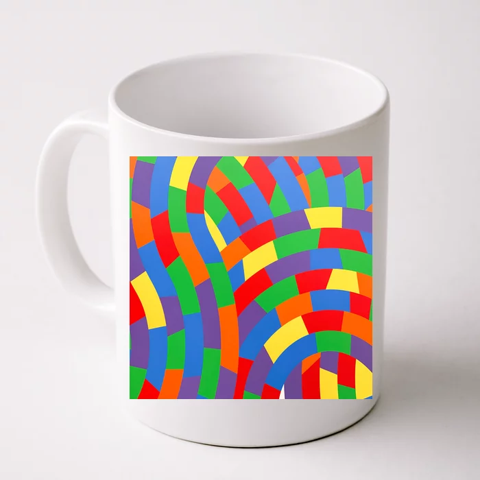 Fun Rise Pattern Front & Back Coffee Mug