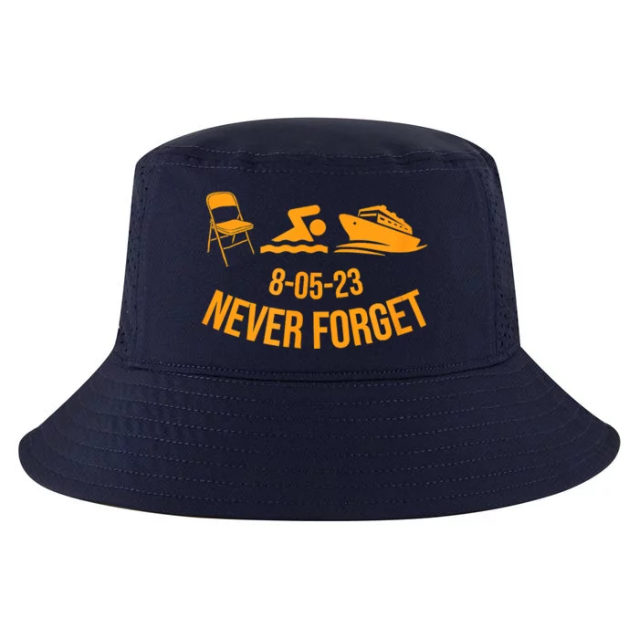 Funny River Pontoon Viral Boat Brawl Meme Alabama Boat Fight Cool Comfort Performance Bucket Hat