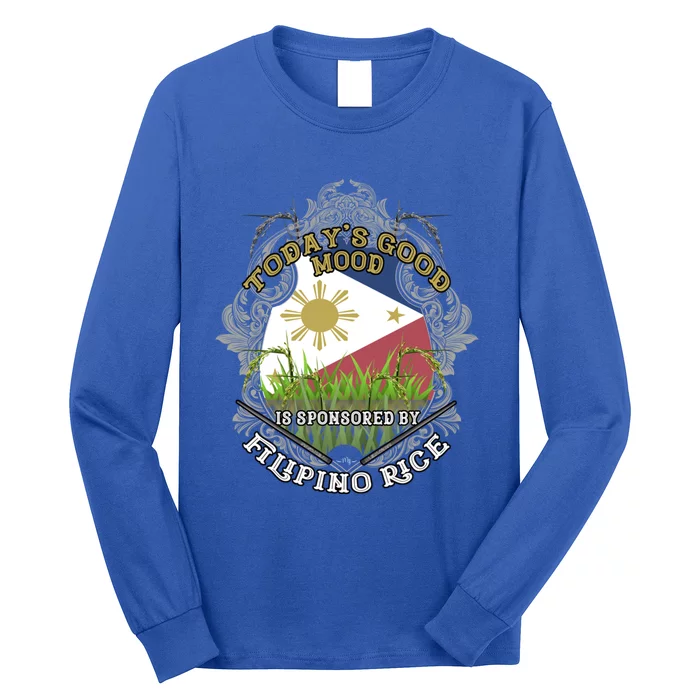 Filipino Rice Pinoy Puns Philippines Gift Long Sleeve Shirt