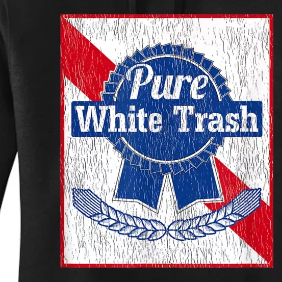 Funny Redneck Pure White Trash Gift Women's Pullover Hoodie