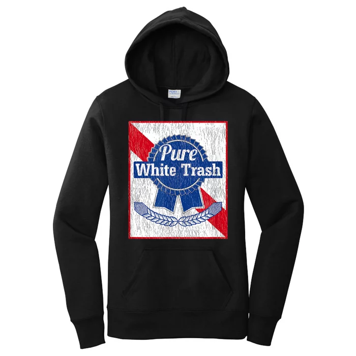 Funny Redneck Pure White Trash Gift Women's Pullover Hoodie