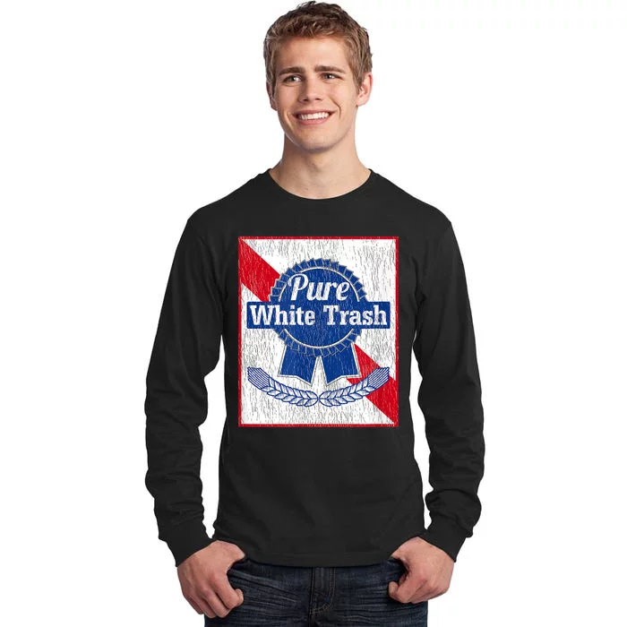 Funny Redneck Pure White Trash Gift Tall Long Sleeve T-Shirt