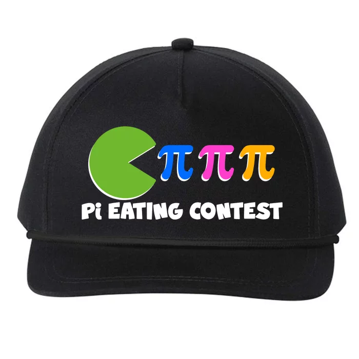 Funny Retro Pi Day 314 Pi Eating Contest Video Game Snapback Five-Panel Rope Hat