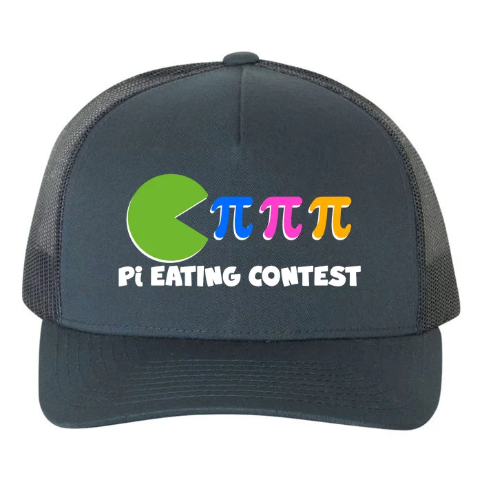 Funny Retro Pi Day 314 Pi Eating Contest Video Game Yupoong Adult 5-Panel Trucker Hat