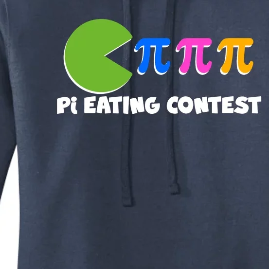 Funny Retro Pi Day 314 Pi Eating Contest Video Game Women's Pullover Hoodie