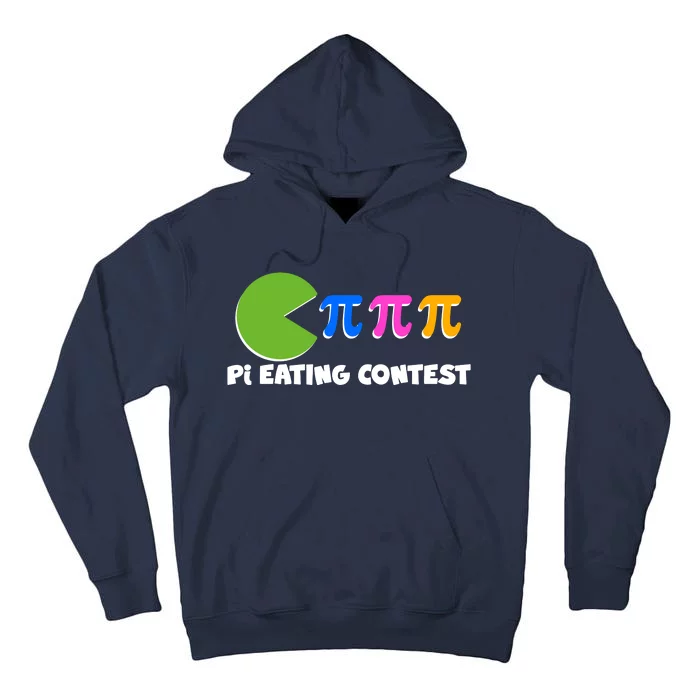 Funny Retro Pi Day 314 Pi Eating Contest Video Game Tall Hoodie