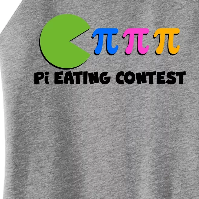 Funny Retro Pi Day 314 Pi Eating Contest Video Game Women’s Perfect Tri Rocker Tank