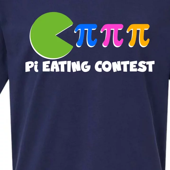 Funny Retro Pi Day 314 Pi Eating Contest Video Game Sueded Cloud Jersey T-Shirt