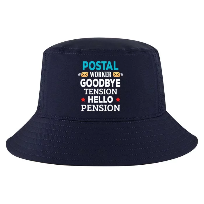 Funny Retirement Party Gifts Retired Postal Worker Cool Comfort Performance Bucket Hat