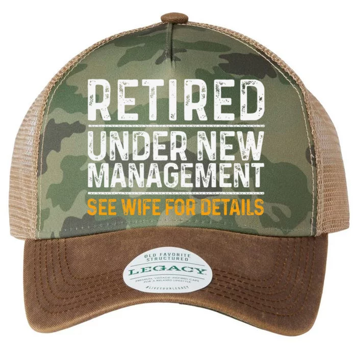 Funny Retirement Party Dad Humor Legacy Tie Dye Trucker Hat