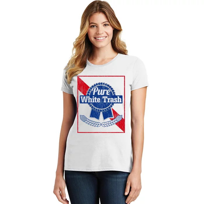 Funny Redneck Pure White Trash Women's T-Shirt