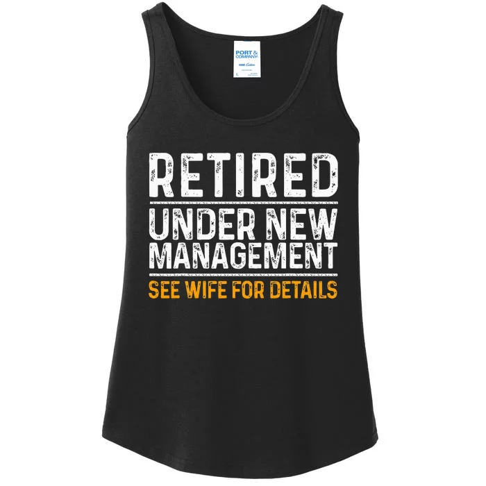 Funny Retiret Party Dad Humor Classic Fit Ladies Essential Tank