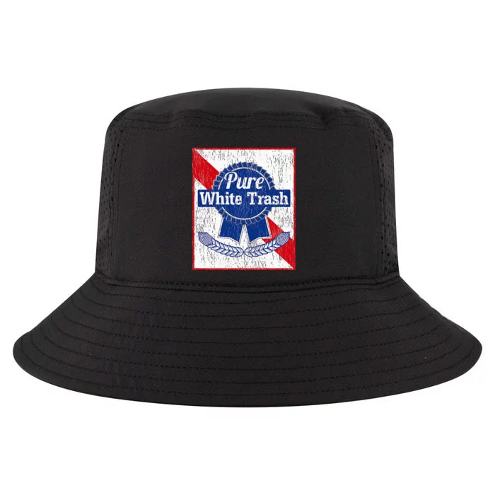 Funny Redneck Pure White Trash Cool Comfort Performance Bucket Hat