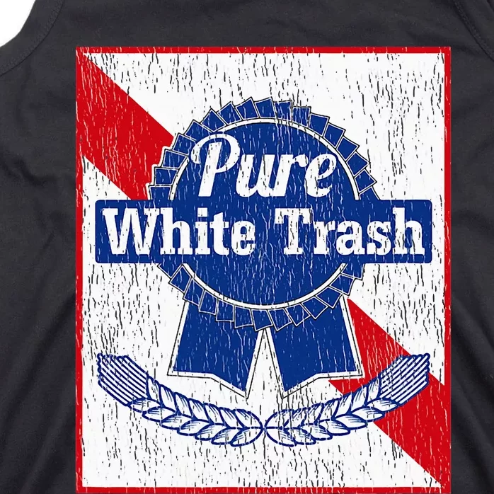 Funny Redneck Pure White Trash Tank Top