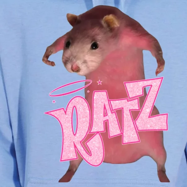 Funny Ratz Pink Rat Ratz Meme Unisex Surf Hoodie