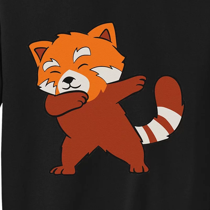 Funny Red Panda Lover Red Panda Dabbing Tall Sweatshirt