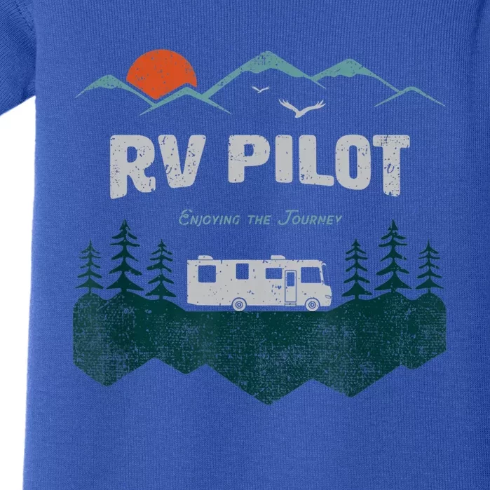 Funny Rv Pilot Camping Gift Funny Motorhome Travel Vacation Gift Baby Bodysuit