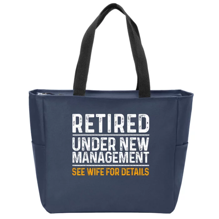 Funny Retirement Party M.E.Ns Dad Humor Classic Fit Zip Tote Bag