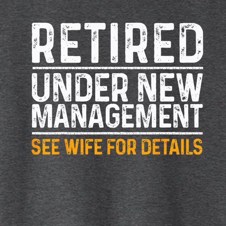 Funny Retirement Party Dad Humor Women's Crop Top Tee