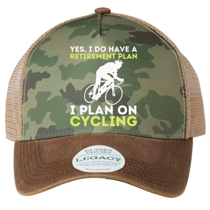 Funny Retirement Plan Cycling Bike Lover Bicycling Cyclist Legacy Tie Dye Trucker Hat