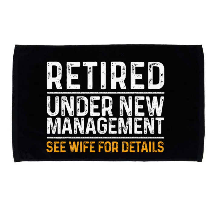 Funny Retirement Party Dad Humor Classic Fit Microfiber Hand Towel