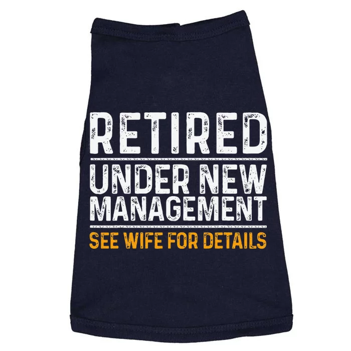 Funny Retirement Party Dad Humor Classic Fit Doggie Tank