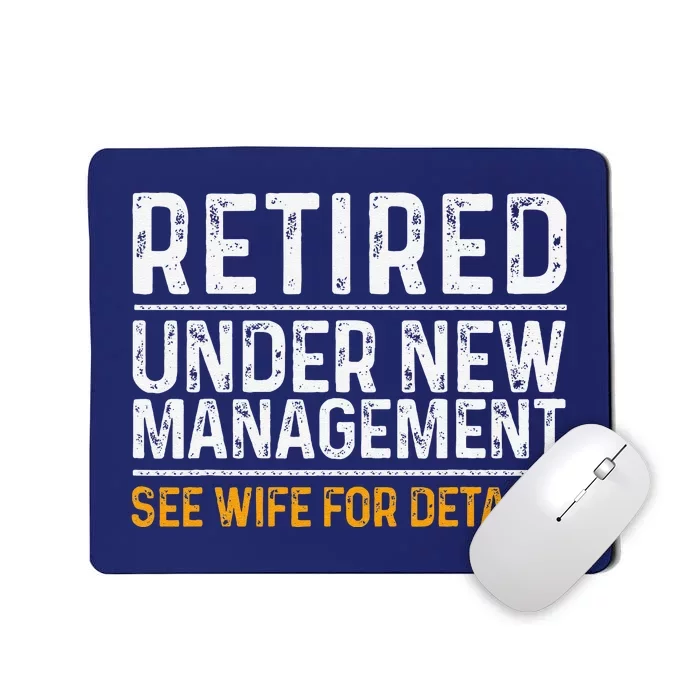 Funny Retirement Party Dad Humor Classic Fit Mousepad