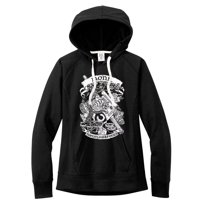 Fantasy Role Playing Game Monk Women's Fleece Hoodie