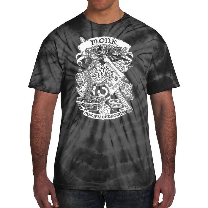 Fantasy Role Playing Game Monk Tie-Dye T-Shirt