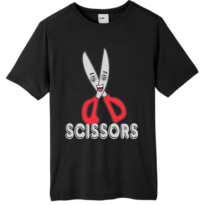 Funny Rock Paper Scissors Halloween Group Costume ChromaSoft Performance T-Shirt