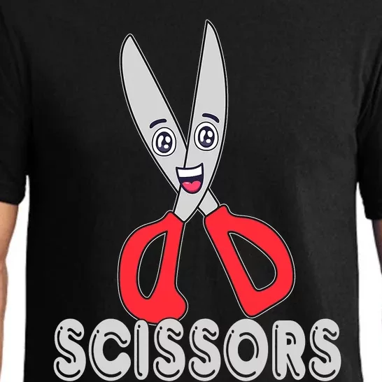 Funny Rock Paper Scissors Halloween Group Costume Pajama Set