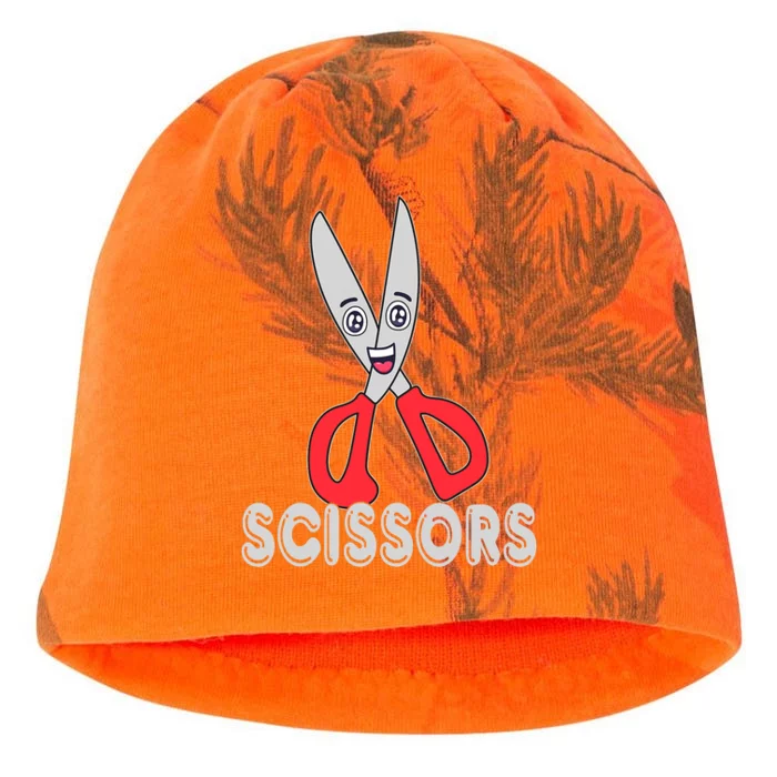 Funny Rock Paper Scissors Halloween Group Costume Kati - Camo Knit Beanie