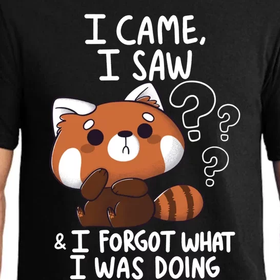 Forgetful Red Panda Pajama Set