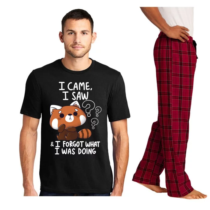 Forgetful Red Panda Pajama Set