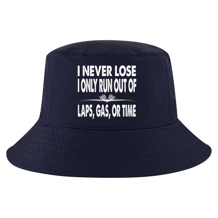 Funny Racing Quote Dirt Track Stock Car Races Auto Racing Gift Cool Comfort Performance Bucket Hat