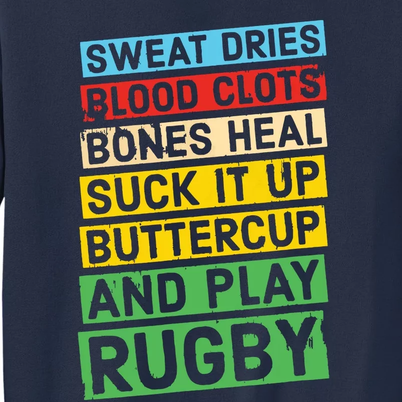 Funny Rugby Quote Play Rugby Sweatshirt