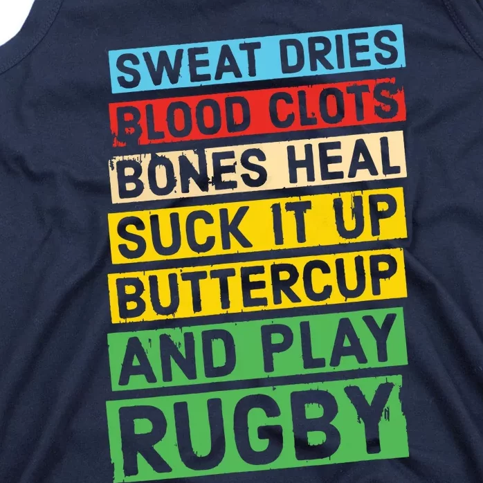 Funny Rugby Quote Play Rugby Tank Top