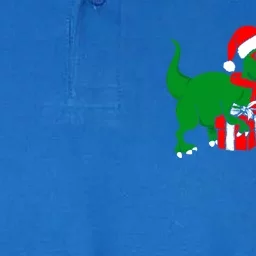 Fa Ra Rawr Christmas Tyrannosaurus Rex Xmas Santa Hat Cute Gift Softstyle Adult Sport Polo