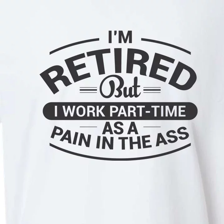 Funny Retired Retirement Gift Sueded Cloud Jersey T-Shirt