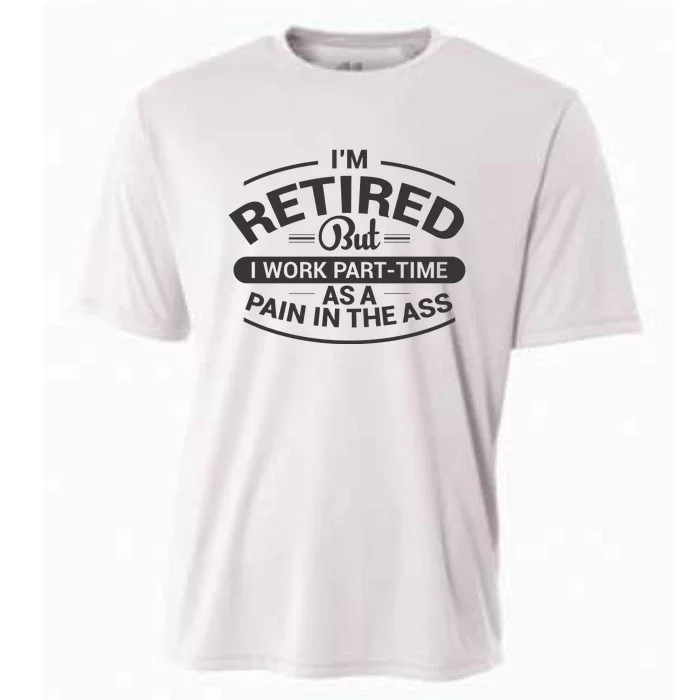 Funny Retired Retirement Gift Cooling Performance Crew T-Shirt