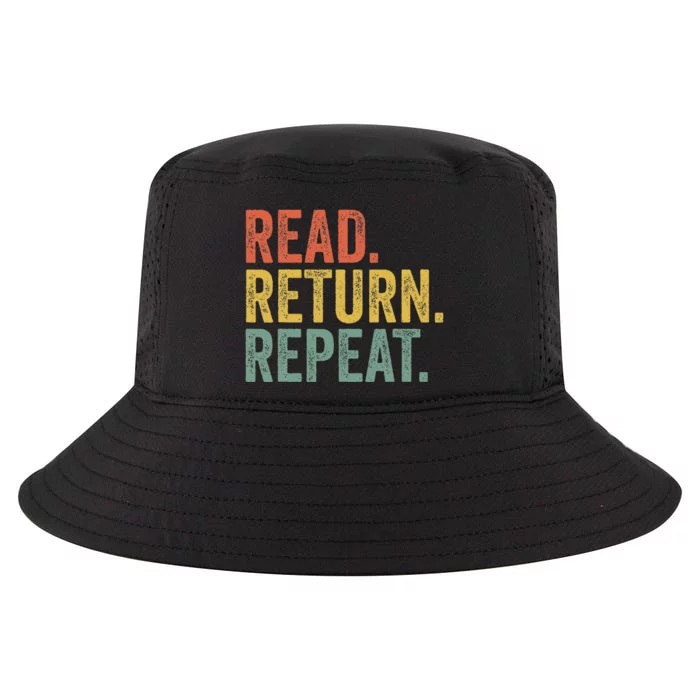 Funny Reading Read Return Repeat Funny Librarian Library Cool Comfort Performance Bucket Hat